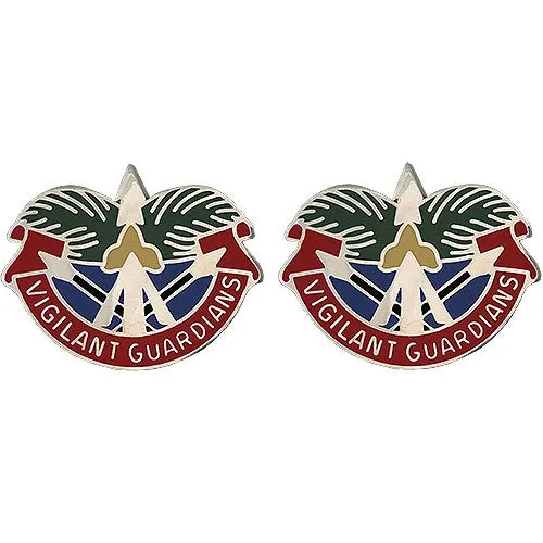 16th ADA (Air Defense Artillery) Group Unit Crest (Vigilant Guardians) - Sold in Pairs