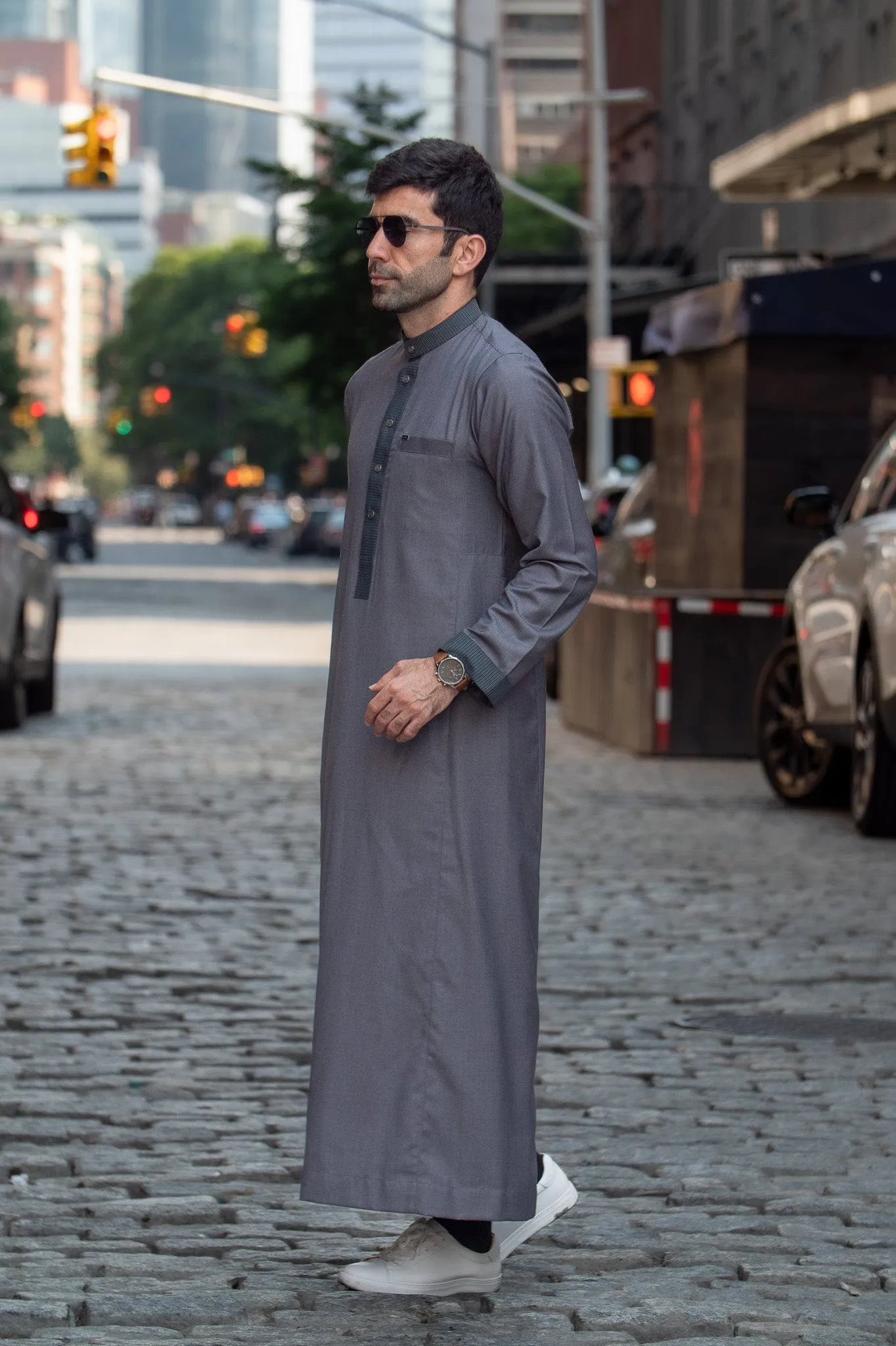 Adult Thobe 500 GRAY ( FATHER & SON)