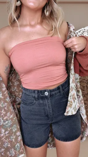 All Essential Tube Top, Terracotta