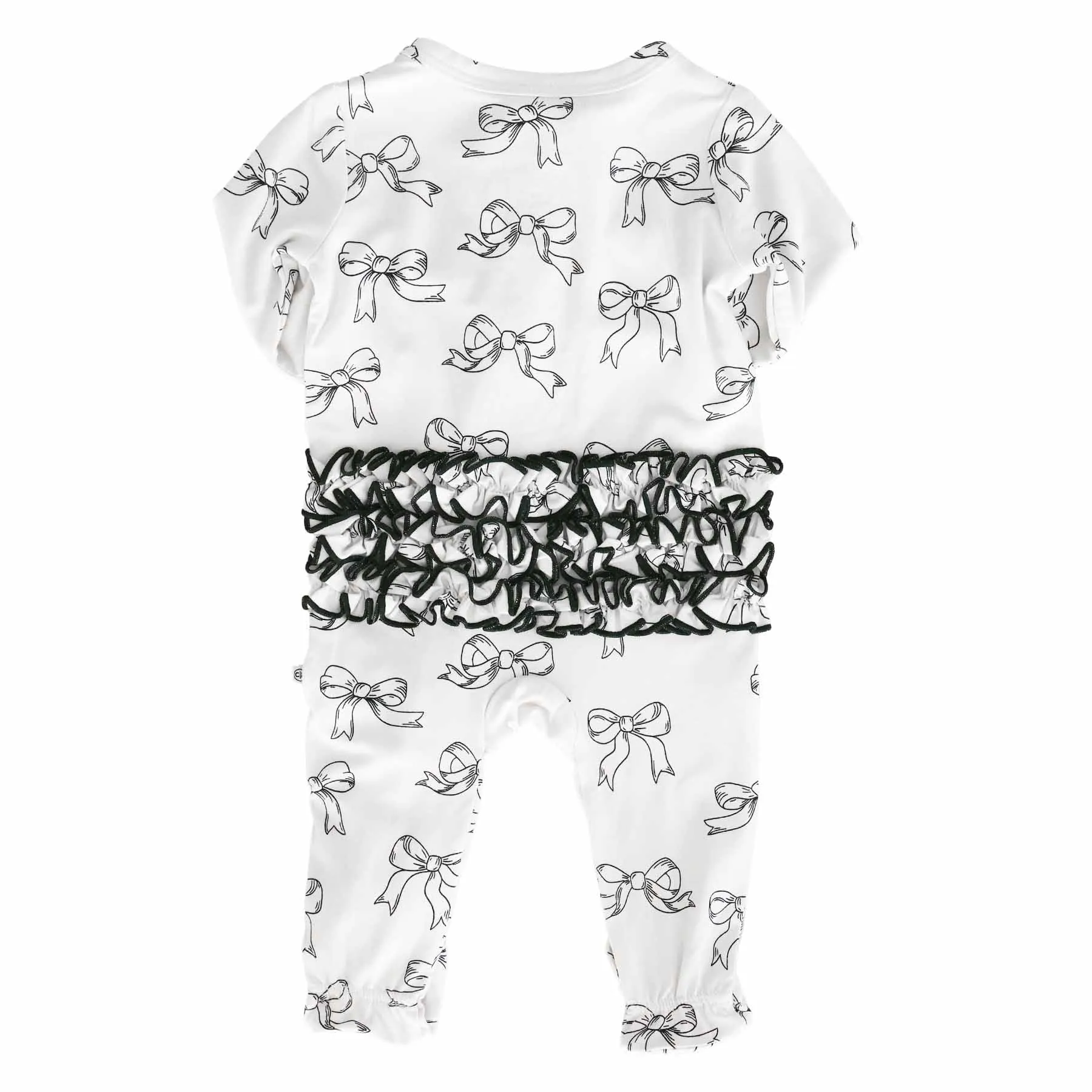 Coquette Cutie Ruffle Zipper Footie | CL x Emily Travis