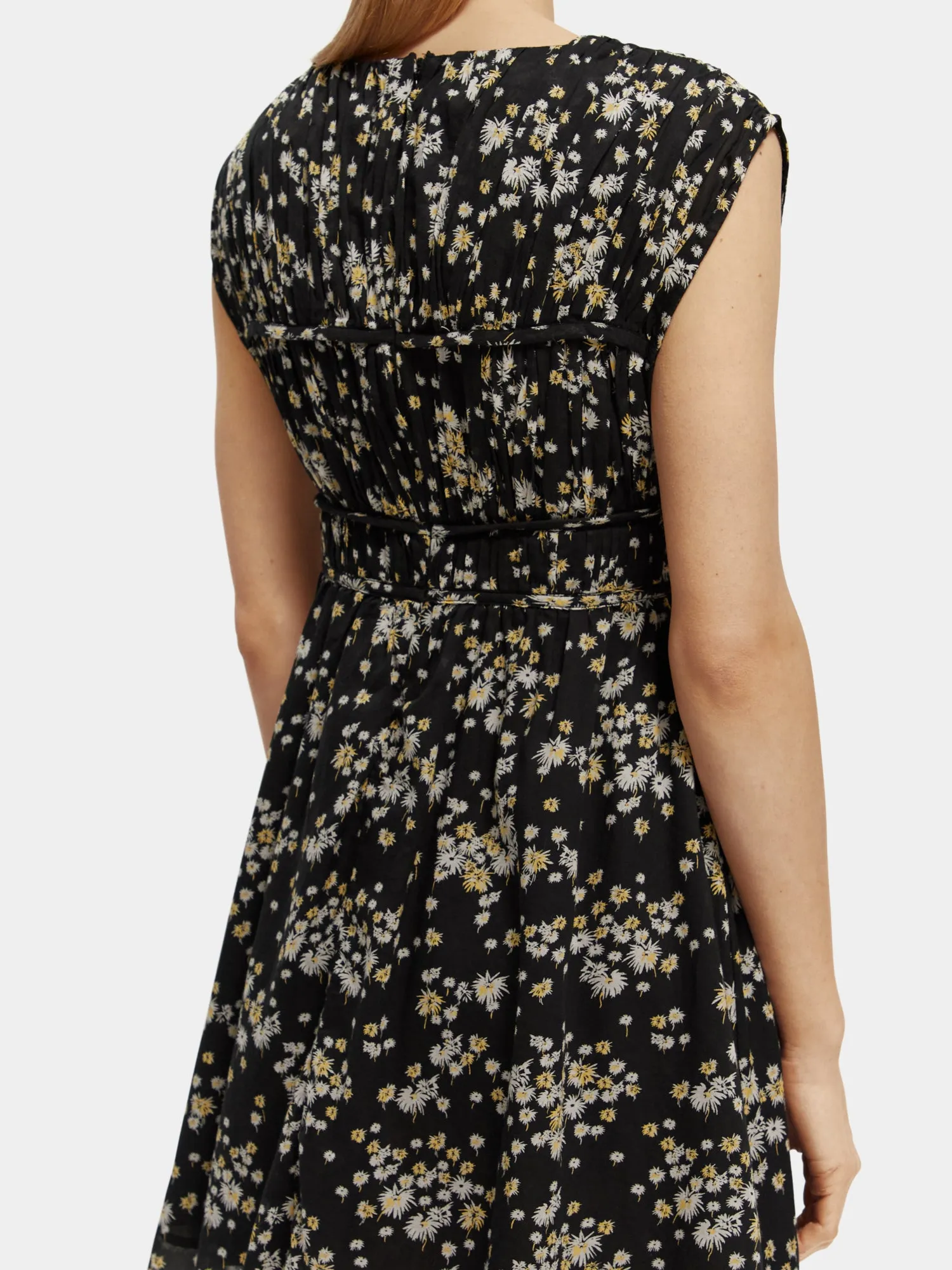 Draped mini dress