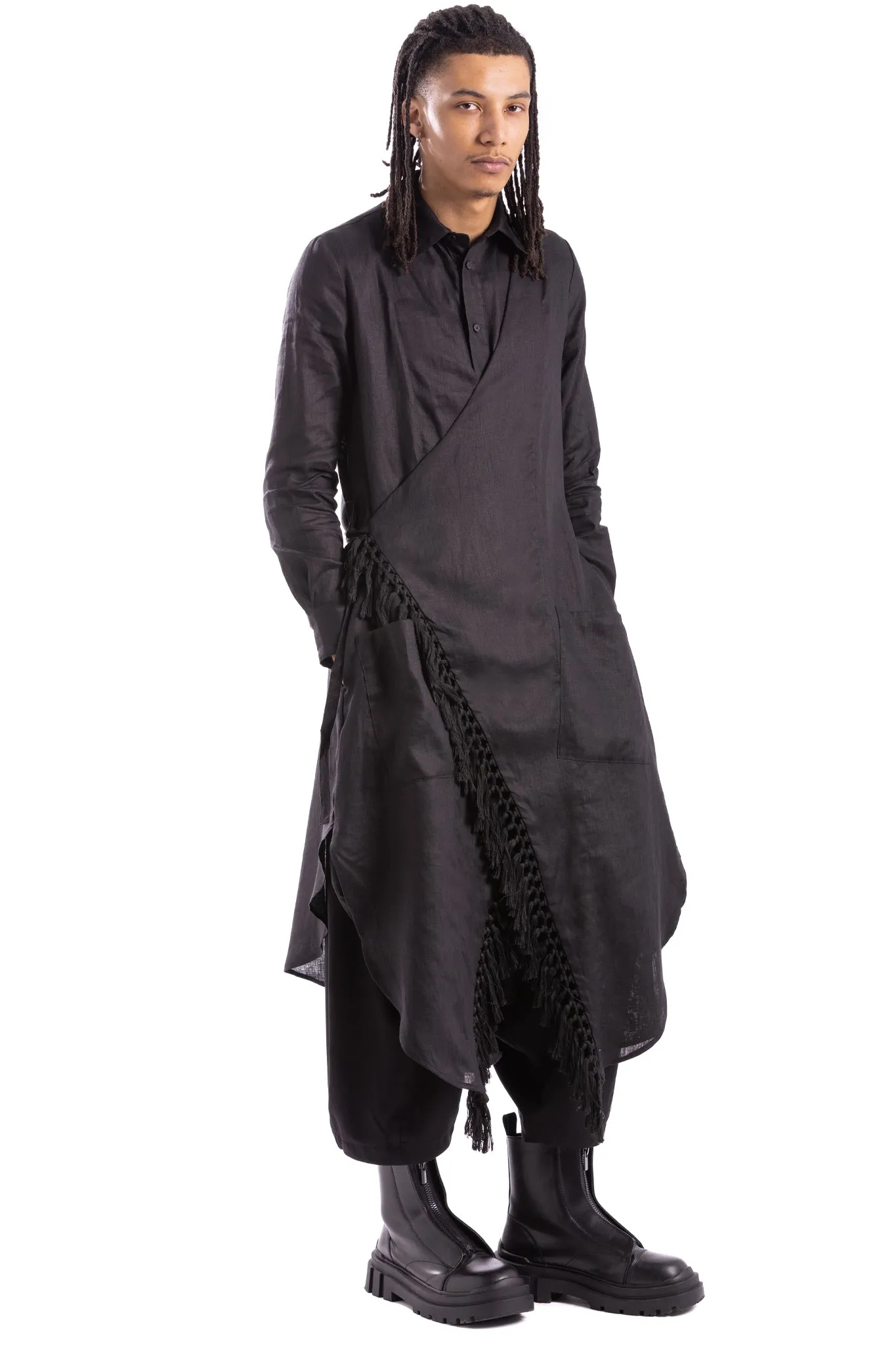 FRINGE TIE SHIRT WL