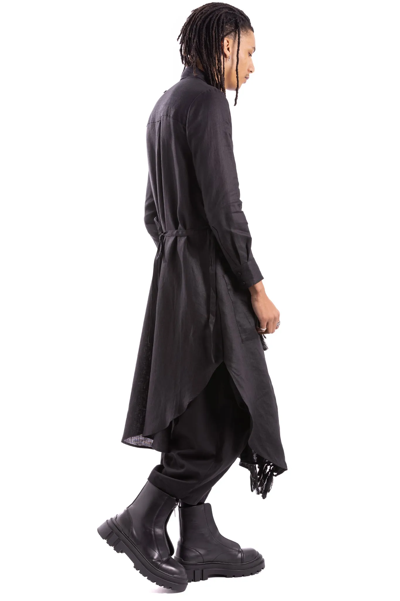 FRINGE TIE SHIRT WL