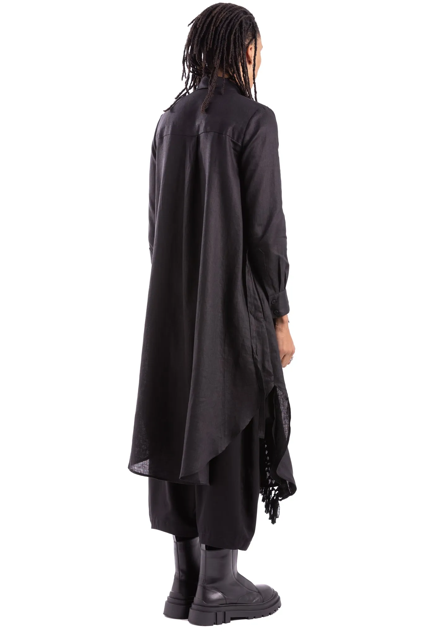FRINGE TIE SHIRT WL