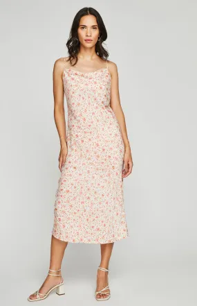 GENTLE FAWN SERENITY DRESS - WHITE DITSY