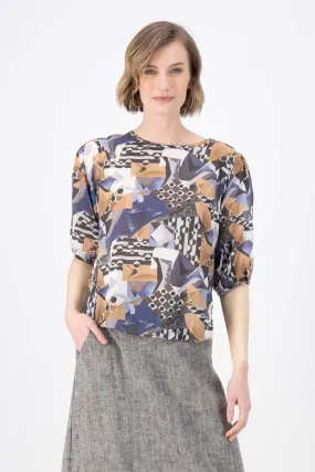 Mezclar Blouse in Seersucker