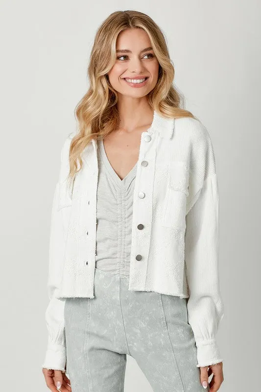 Off White Mix Jacket